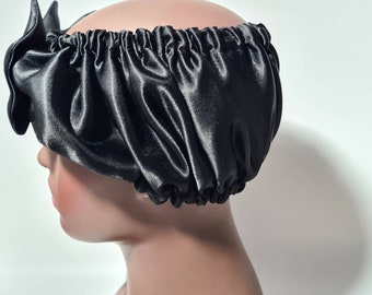 Silky Satin headband, women hair accessories, bow headband, hairband, Turban, Gift for sister, Christmas gift for her.