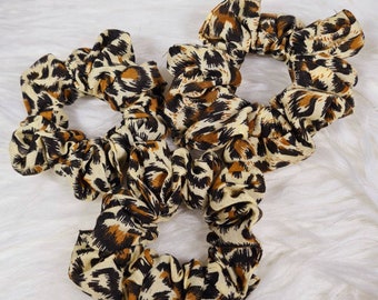 Scrunchie Soft Stretchy Hair Accessories Hair Tie Leopard print