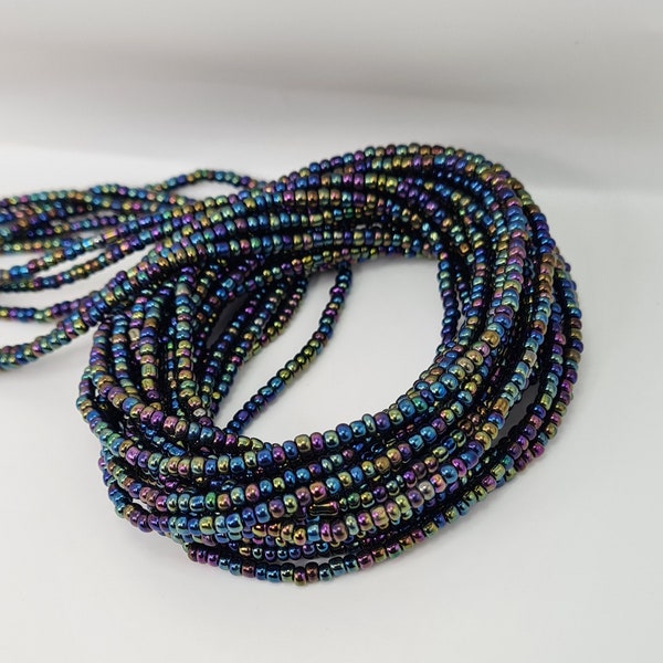 Ophelia metallic Waist Beads|On Sale Belly Chain Weight control African beads|belly beads| Ghana beads| Weight Tracker| Nigerian waist beads