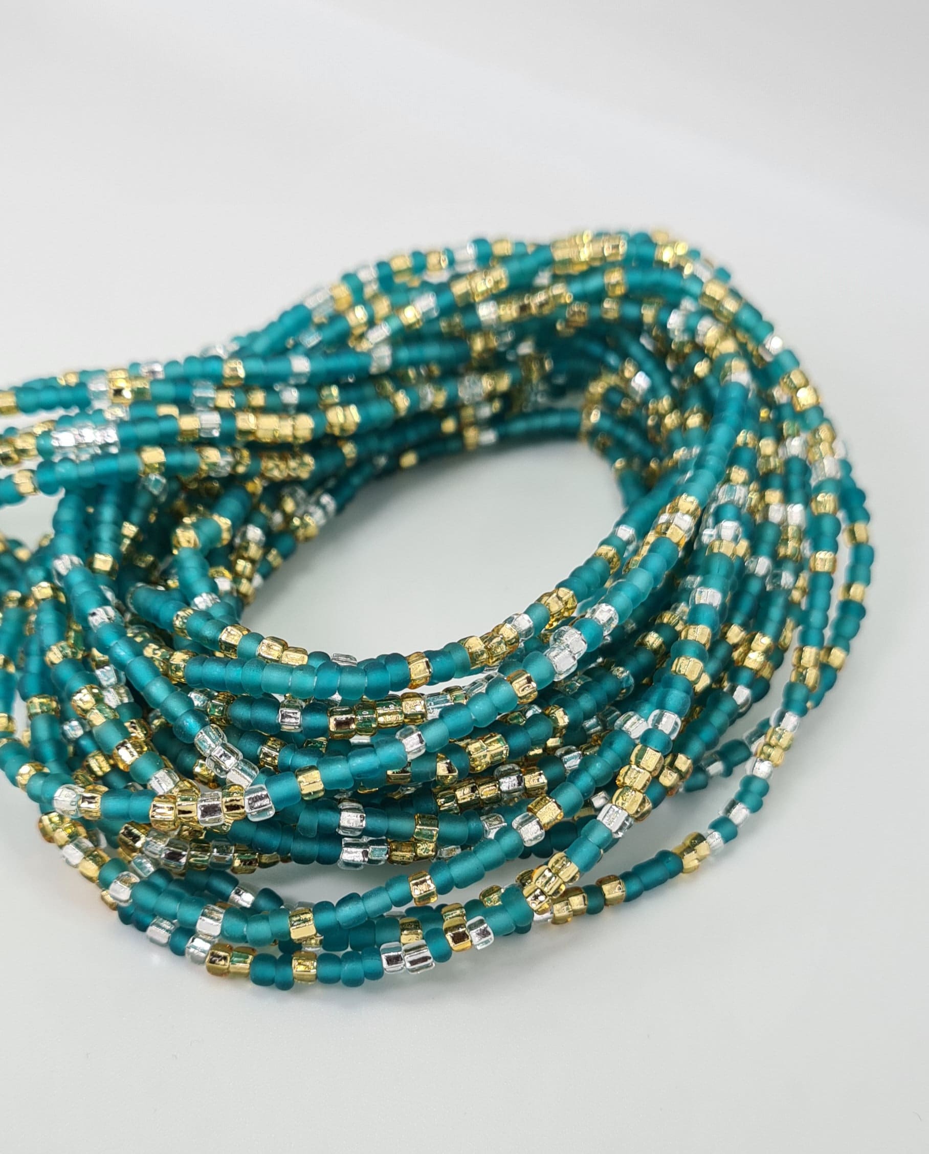 African sea Glass Beads From Ghana: Handmade Ethnic Beads From Powdered  Bottle Glass Fair Trade Round Green Beads RCY-RND-GRN-921 