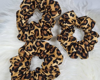 Scrunchie Soft Cotton Hair Accessories Hair Tie Leopard print