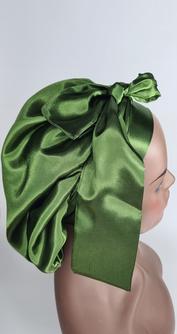 Coubeau Bonnet De Sommeil En Satin Soie Double Face - Bonnet Cheveux Nuit Pour Femmes