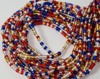 Motown Mix Cuentas de cintura/En venta Cadena del vientre Control de peso Cuentas africanas/cuentas del vientre/ Cuentas de Ghana/ Rastreador de peso/ Cuentas de cintura nigerianas