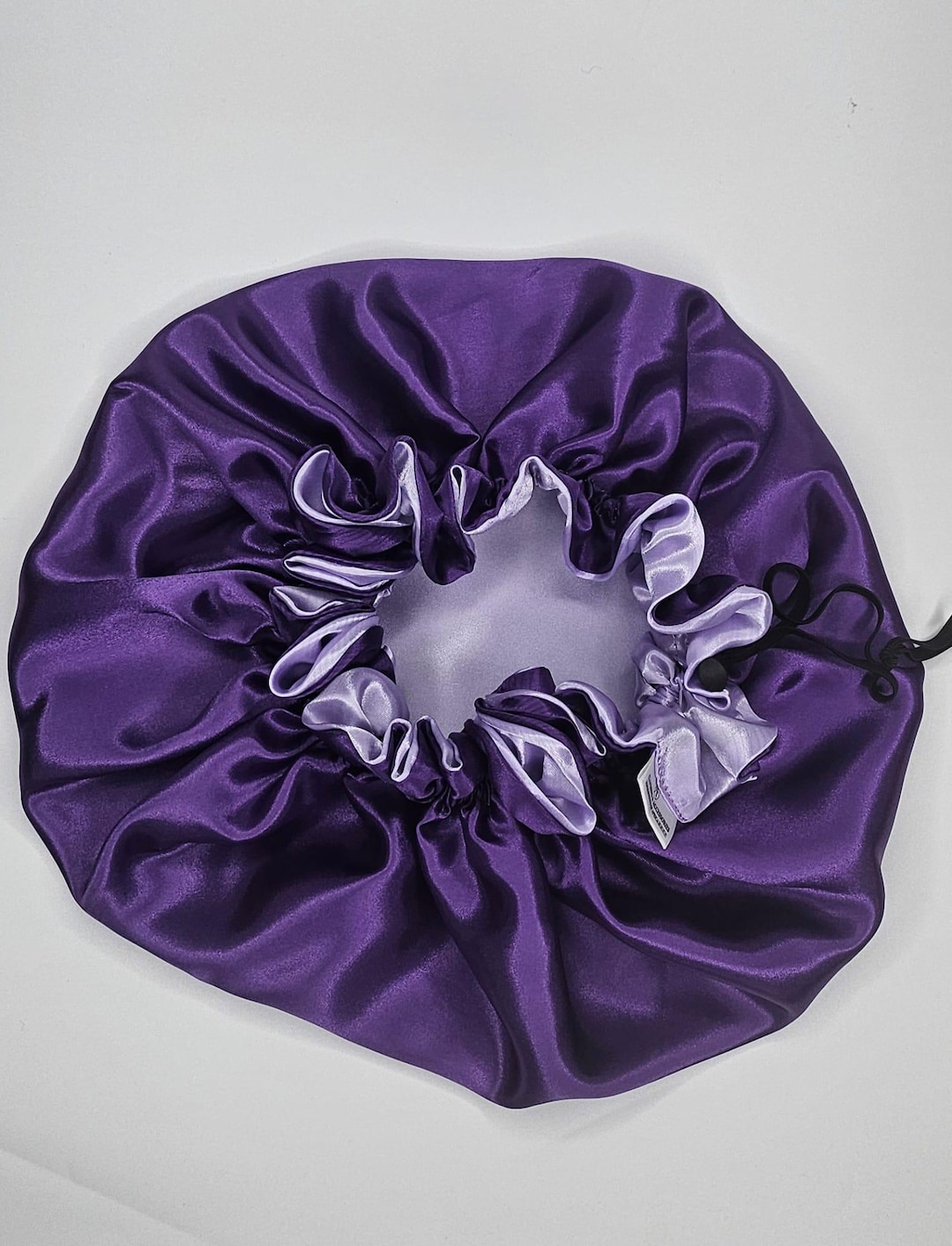 Purple Adjustable Drawstring Reversible Satin Hair Bonnet|satin ...