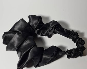 Silky Satin Style Ruffle headband, women hair accessories, Twisted knot headband, hairband, Turban, Gift for sister.