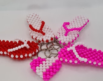 Beaded keg ring