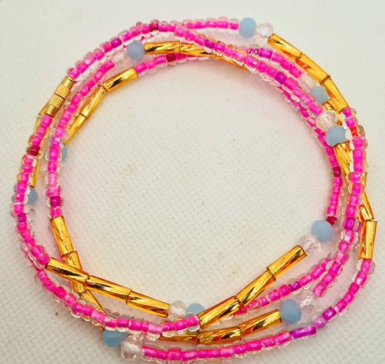 Nigerian waist beads Multi colours Waist Beads|On Sale Belly Chain Weight control African beads|belly beads Ghana beads Weight Tracker