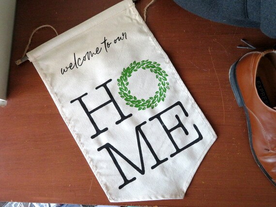 Welcome to Our Home Pennant Banner - Etsy Ireland