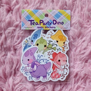 Dino Teaparty - vinylstickers