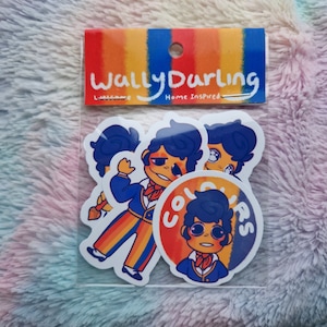 Wally Darling - Paquete de pegatinas de vinilo