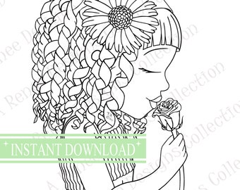 African American Coloring Pages, Classroom Activities, Homeschool Worksheets, Black Girl Printable Sheet,