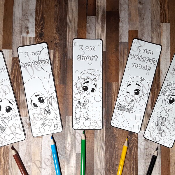 Cardstock Coloring Book Etsy