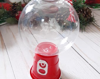 Juego de 12 adornos de máquina expendedora de chicles: recuerdos de fiesta de plástico rellenables.