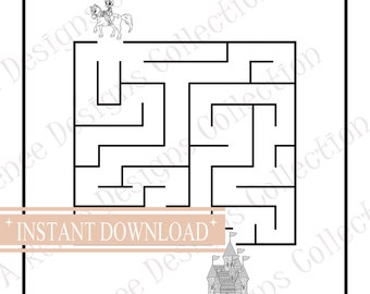 Black Prince Cartoon Maze, Activity Page for Children, African American Kid, Ages 4-6 Mazes, Classroom Worksheet, Kindergarten,