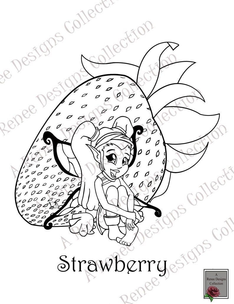 African American Fairies Coloring Pages That Can Be Instantly | Etsy