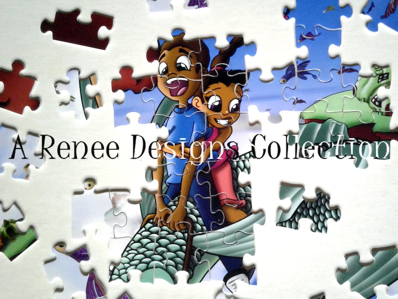 African American Jigsaw Puzzle With A Gloss Finish. Enjoy | Etsy