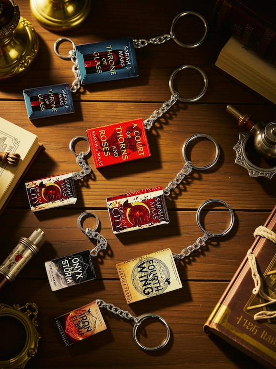 Miniature Bookish Keychain