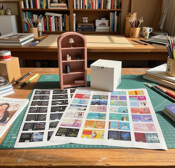 DIY Miniature Bookshelf Arch Bundle