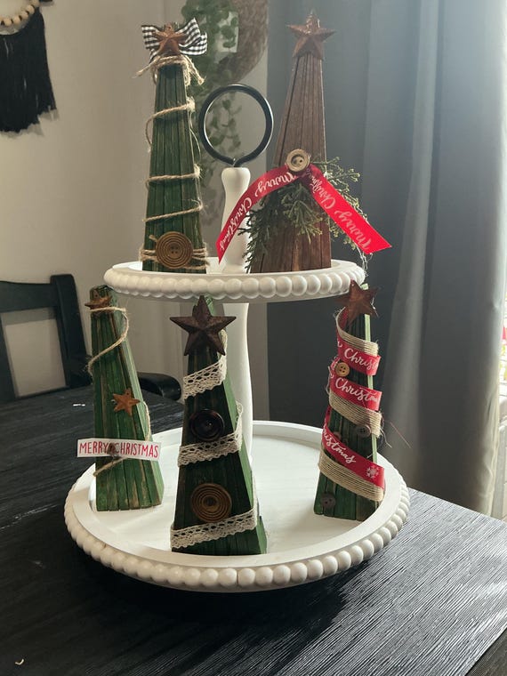 Wood Shim Christmas Tree