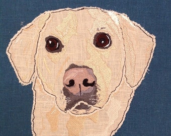 Raw Edge Applique 'LABRADOR' - 3 versions included..golden, chocolate and black