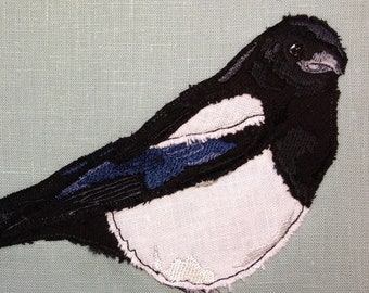 Raw Edge Applique 'Magpie'