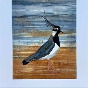 Raw Edge Applique Design &#39;Lapwing&#39;