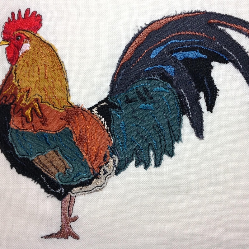 Rooster Quilt Pattern Etsy