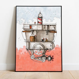 Coffee Machine, Coffee Decor, Cafe wall decor, Coffee Print, Kitchen Wall Art, Coffee Decor, Coffee Geek Gift, Kitchen Print, Chemex