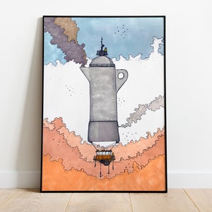 Coffee Pot, Coffee Decor, Cafe wall decor, Coffee Print, Kitchen Wall Art, Coffee Decor, Coffee Geek Gift, Kitchen Print, Chemex
