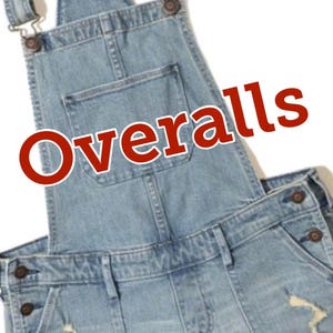 Distressed Overalls