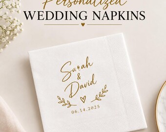 Custom Logo Napkins, Personalized Photo Cocktail Napkins, Custom Text Design Napkins, Corporate Party Event Napkins