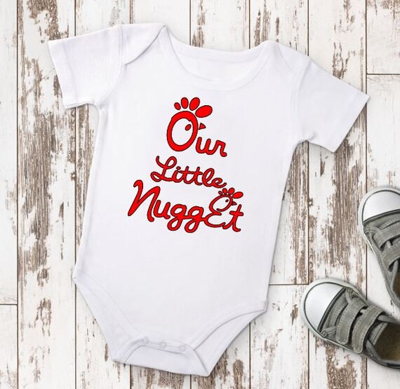Daddy's Mommy's Our Gigi's Papa's Granny's Pop Pop's little nugget baby bodysuit shower gift