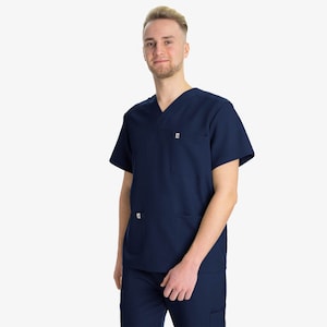 navy blue nurse uniform dress Navy Blue Nurse Uniforms for Men and Women  Knya