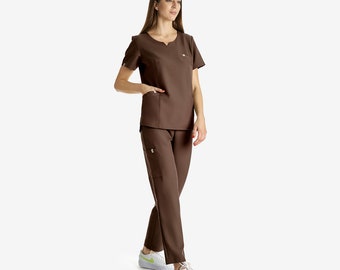 Pantalones quirúrgicos médicos para mujer, ropa para médico, dentista, partera, uniforme con bolsillo para bata de enfermera, conjunto de ropa para estudiantes, pantalones quirúrgicos