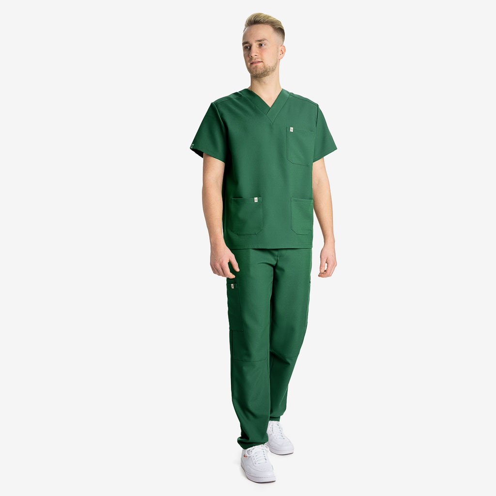 Green color Medical scrub pants for men, Nurse Scrub, Medical Scrub, Scrub Set Men's, Scrub Uniform, Nurse Dress, Medical Uniform