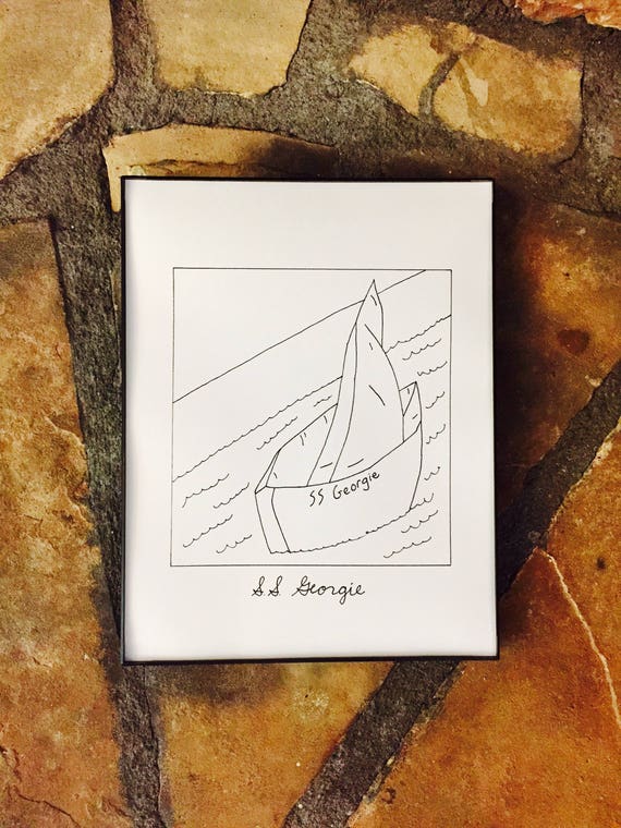 Subpar Paper Boat SS Georgie from Stephen King's It | Etsy