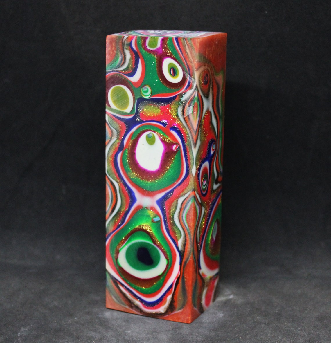 Stabilized wood / acrylic / knife handle / mod box 938 Etsy
