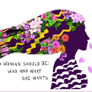 Starke Frau Sticker | Frauenregel | Frauen Empowerment Aufkleber | Girl Power Sticker | Weibliche Ermächtigung | Selbstermächtigungsglaube