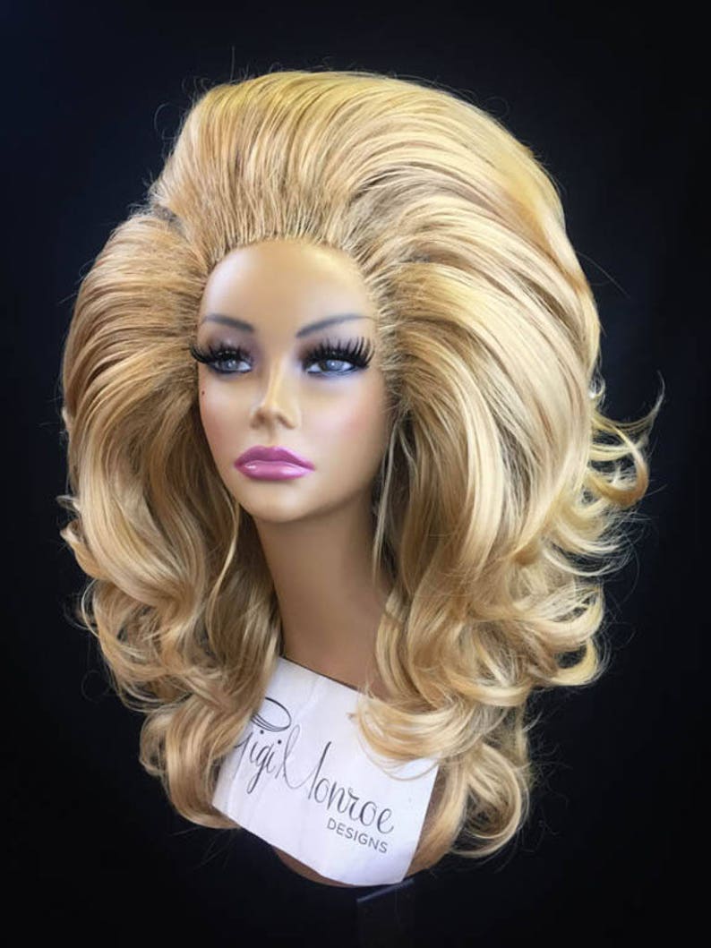 BUXOM Large Styled Wig for Drag Queens Theater Burlesque Etsy