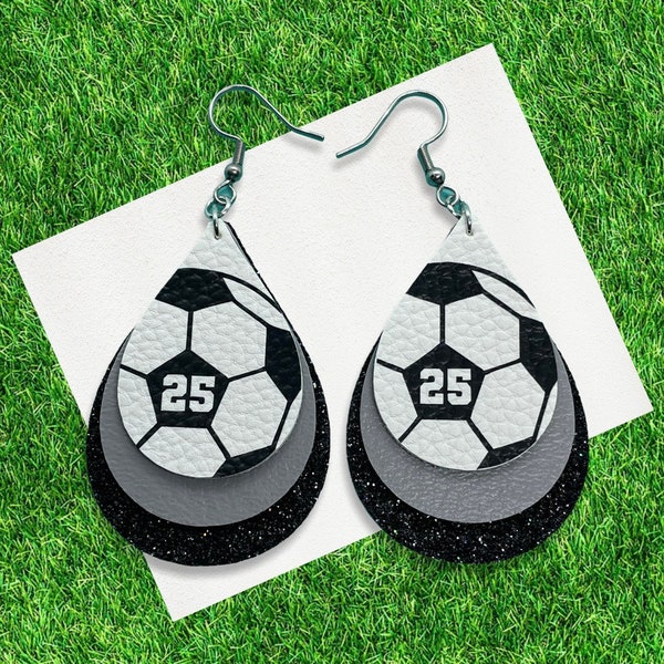 Soccer Ball Earrings Etsy