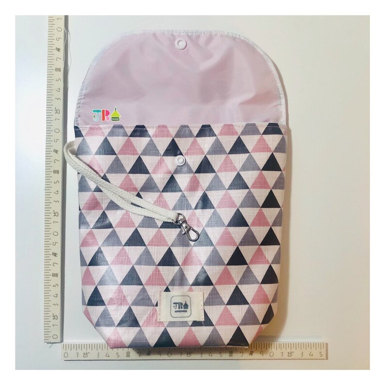 Baby gift Diaper and Wipe PouchClutch with a Strap
