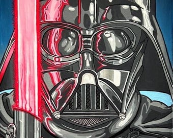 DARTH VADER acrylic painting print