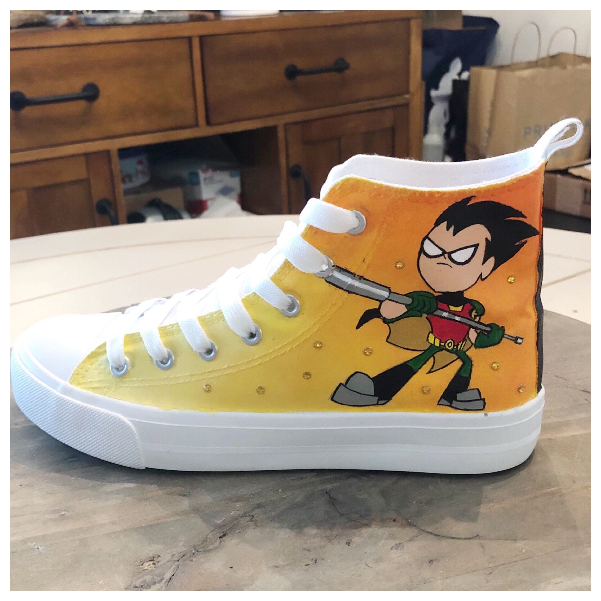 Teen cheap titans converse