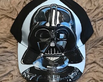 Darth Vader Hand Painted Hat - Etsy