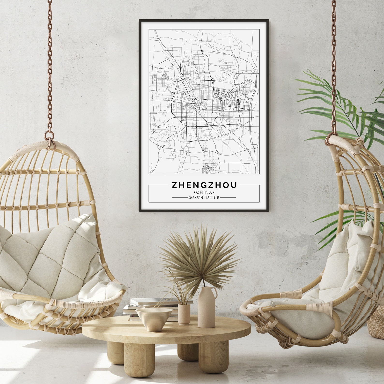 View Zhengzhou China Map Images