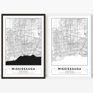 Instant Download \ Street Map \ Wall Art \ Printable Poster Vintage Style Map Hamilton Canada poster Ontario Instant Download \ Street Map \ Wall Art \ Printable Poster Vintage Style Map Hamilton Canada poster Ontario