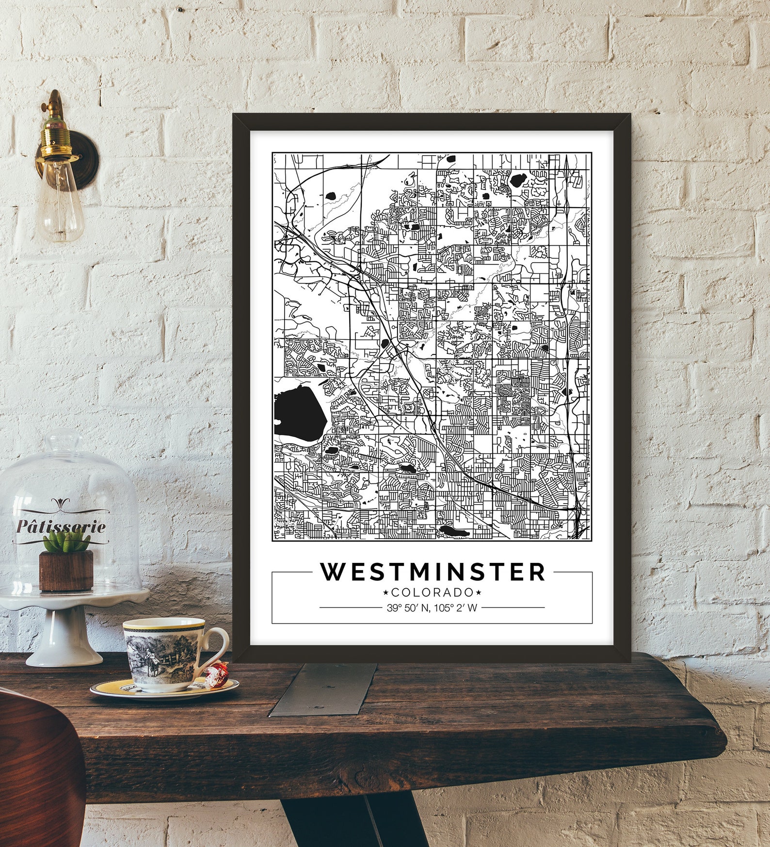 Westminster Colorado City Map Poster Printable Print | Etsy