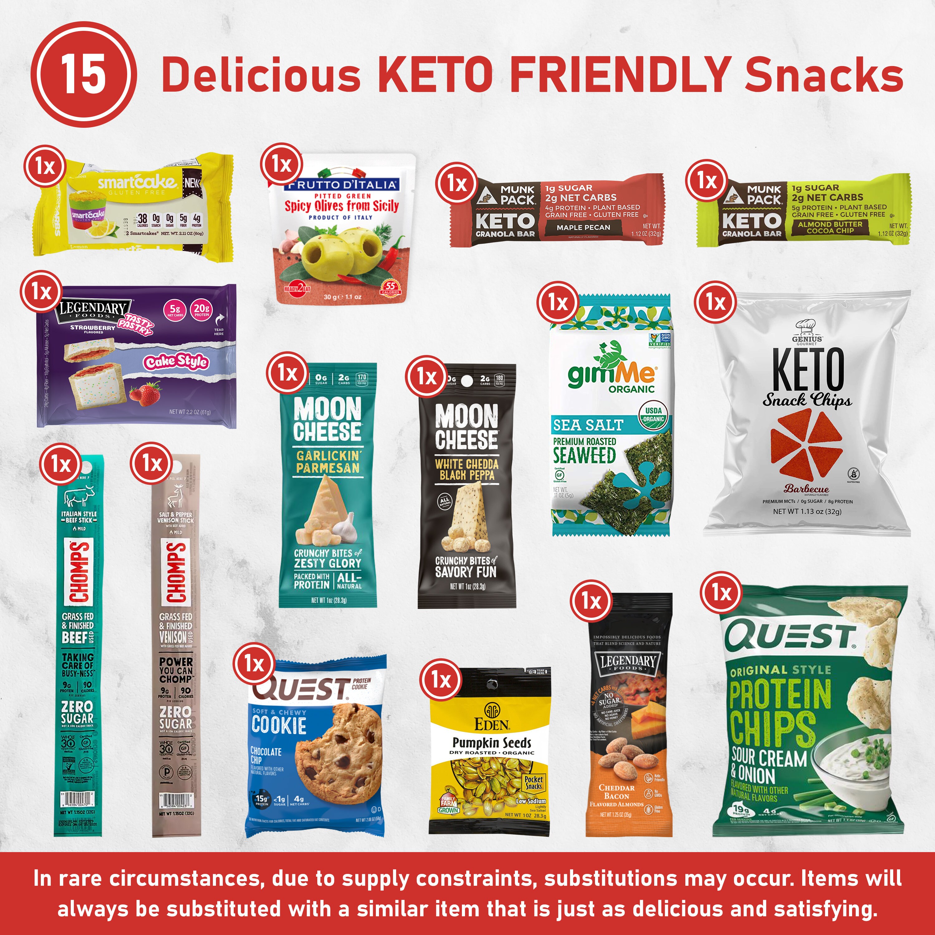 Deluxe KETO Snacks Gift Box 15 Count The Highest Quality Etsy