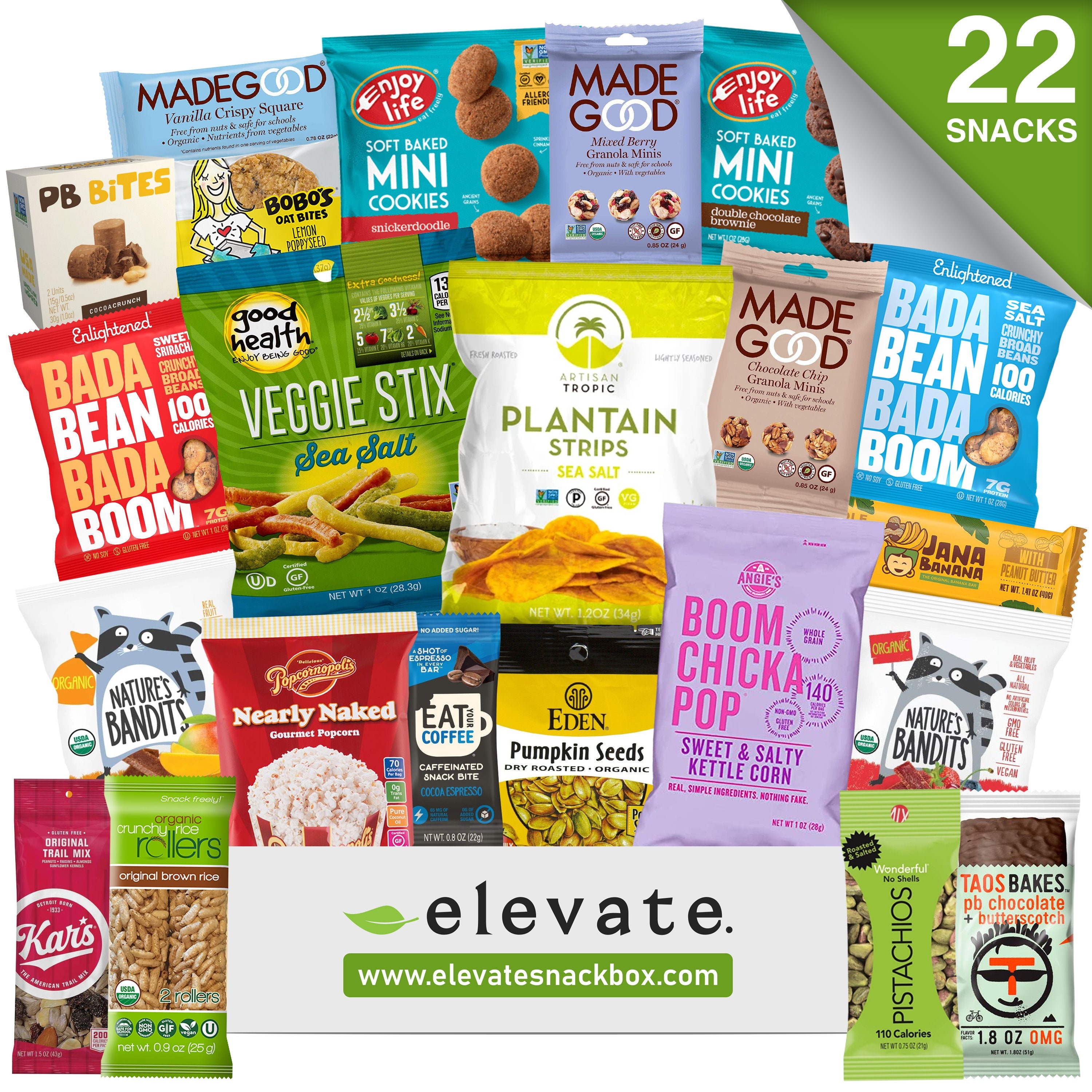Deluxe Vegan Gluten Free Snack Gift Box 22 Count A Healthy | Etsy