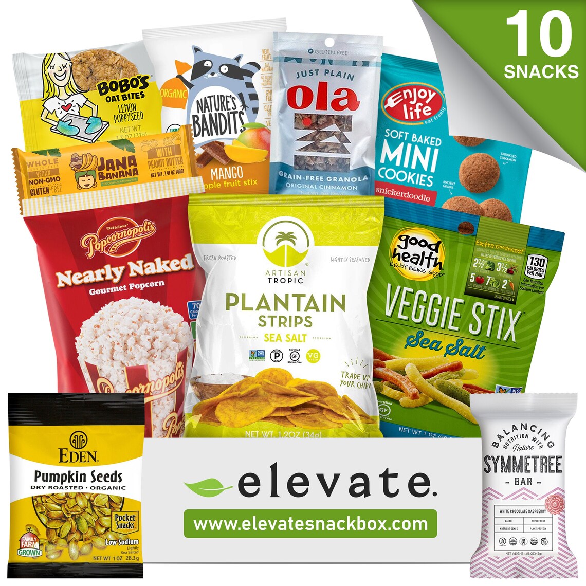 Vegan Gluten Free Snack Gift Box 10 Count A Healthy Gift Etsy